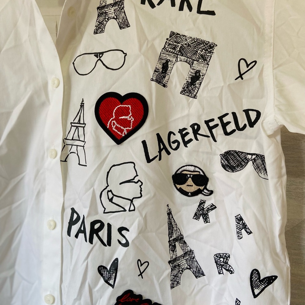 Karl Lagerfeld White Limited Edition Shirt